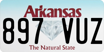 AR license plate 897VUZ
