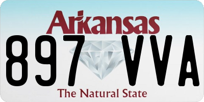 AR license plate 897VVA