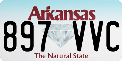 AR license plate 897VVC