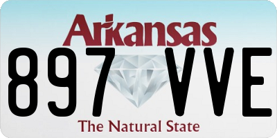 AR license plate 897VVE