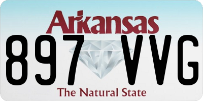 AR license plate 897VVG