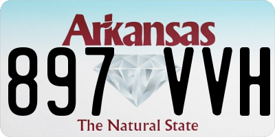 AR license plate 897VVH
