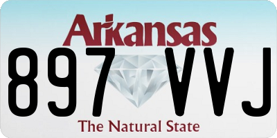 AR license plate 897VVJ