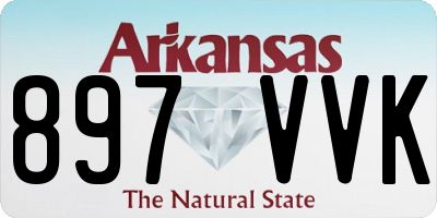 AR license plate 897VVK