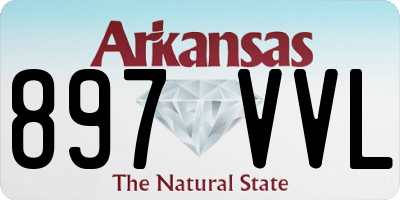 AR license plate 897VVL