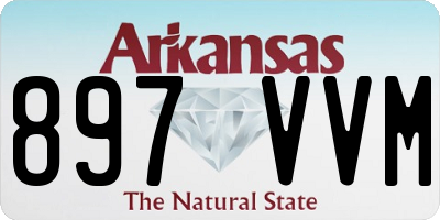 AR license plate 897VVM