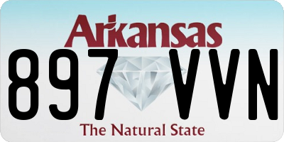 AR license plate 897VVN