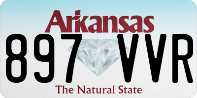 AR license plate 897VVR