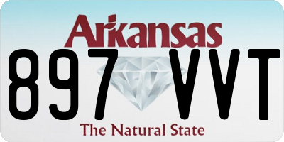 AR license plate 897VVT
