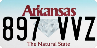 AR license plate 897VVZ