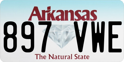 AR license plate 897VWE