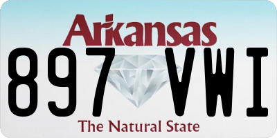 AR license plate 897VWI
