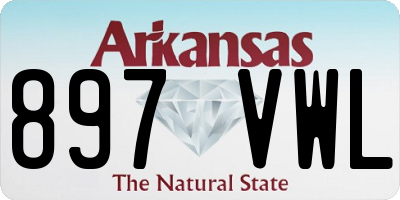AR license plate 897VWL