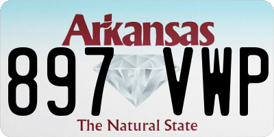 AR license plate 897VWP