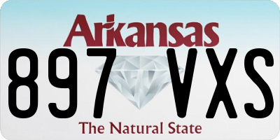 AR license plate 897VXS