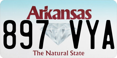 AR license plate 897VYA
