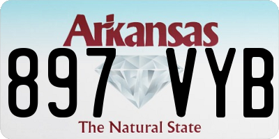 AR license plate 897VYB