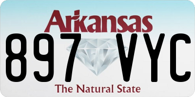 AR license plate 897VYC