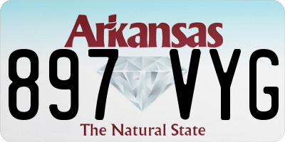 AR license plate 897VYG