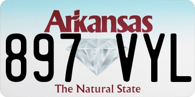 AR license plate 897VYL