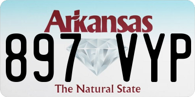 AR license plate 897VYP