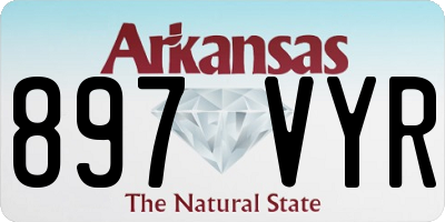 AR license plate 897VYR