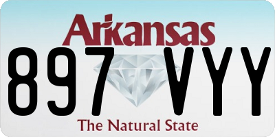 AR license plate 897VYY