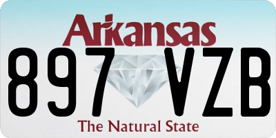 AR license plate 897VZB