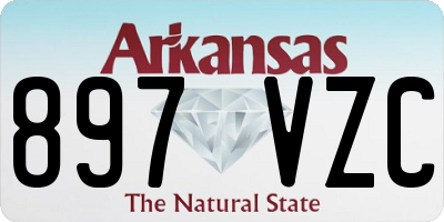 AR license plate 897VZC