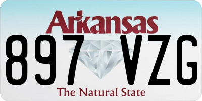 AR license plate 897VZG