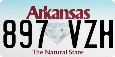 AR license plate 897VZH