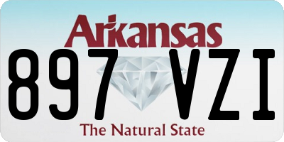 AR license plate 897VZI