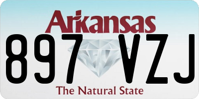 AR license plate 897VZJ