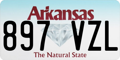 AR license plate 897VZL