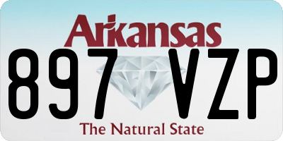 AR license plate 897VZP
