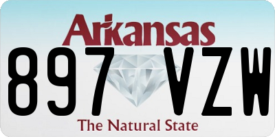 AR license plate 897VZW