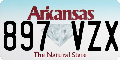 AR license plate 897VZX
