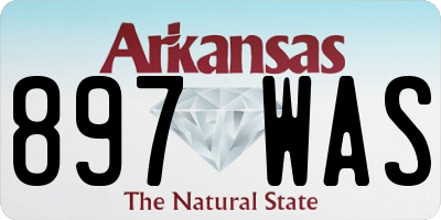AR license plate 897WAS