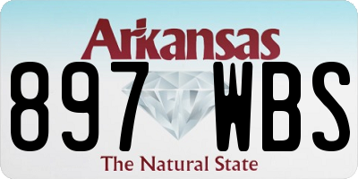 AR license plate 897WBS