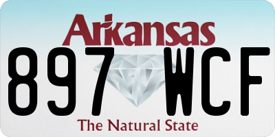 AR license plate 897WCF