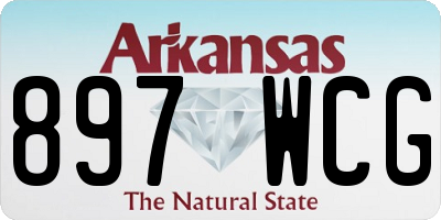 AR license plate 897WCG