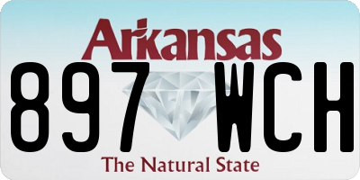 AR license plate 897WCH