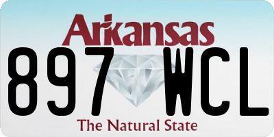 AR license plate 897WCL