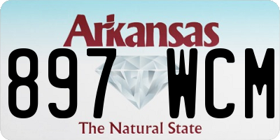AR license plate 897WCM