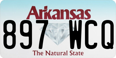 AR license plate 897WCQ