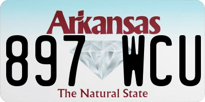 AR license plate 897WCU