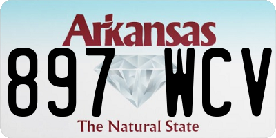 AR license plate 897WCV