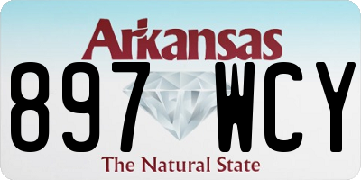 AR license plate 897WCY