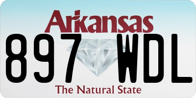 AR license plate 897WDL
