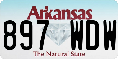 AR license plate 897WDW